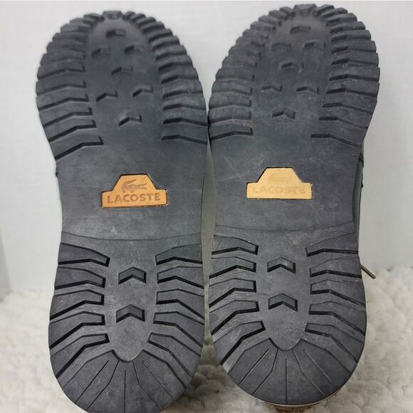 Lacoste Marceau Low 2 SRM LTH Mens Size 12 Golf Spikless Boat Gray Leather Shoe - Picture 11 of 11